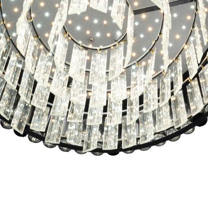 BRILAGI - LED Stmívatelné stropní svítidlo CROWN LED/41W/230V 3000-6000K pr. 48 cm černá + dálkové ovládání