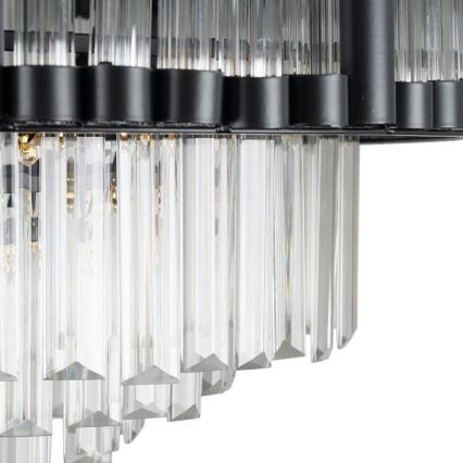 BRILAGI - LED Stmívatelné stropní svítidlo CROWN LED/41W/230V 3000-6000K pr. 48 cm černá + dálkové ovládání
