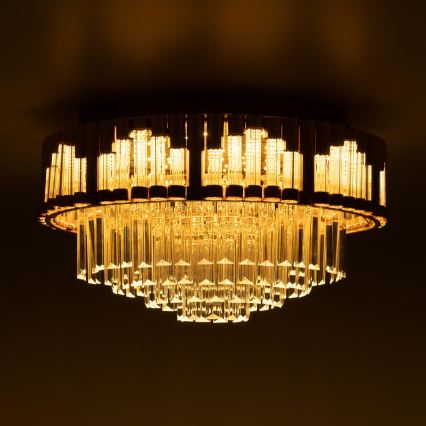 BRILAGI - LED Stmívatelné stropní svítidlo CROWN LED/41W/230V 3000-6000K pr. 48 cm zlatá + dálkové ovládání
