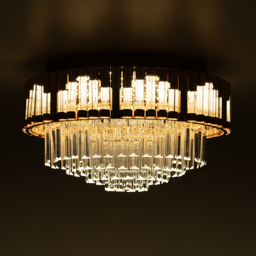 BRILAGI - LED Stmívatelné stropní svítidlo CROWN LED/41W/230V 3000-6000K pr. 48 cm zlatá + dálkové ovládání