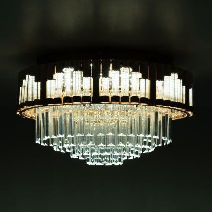 BRILAGI - LED Stmívatelné stropní svítidlo CROWN LED/41W/230V 3000-6000K pr. 48 cm zlatá + dálkové ovládání