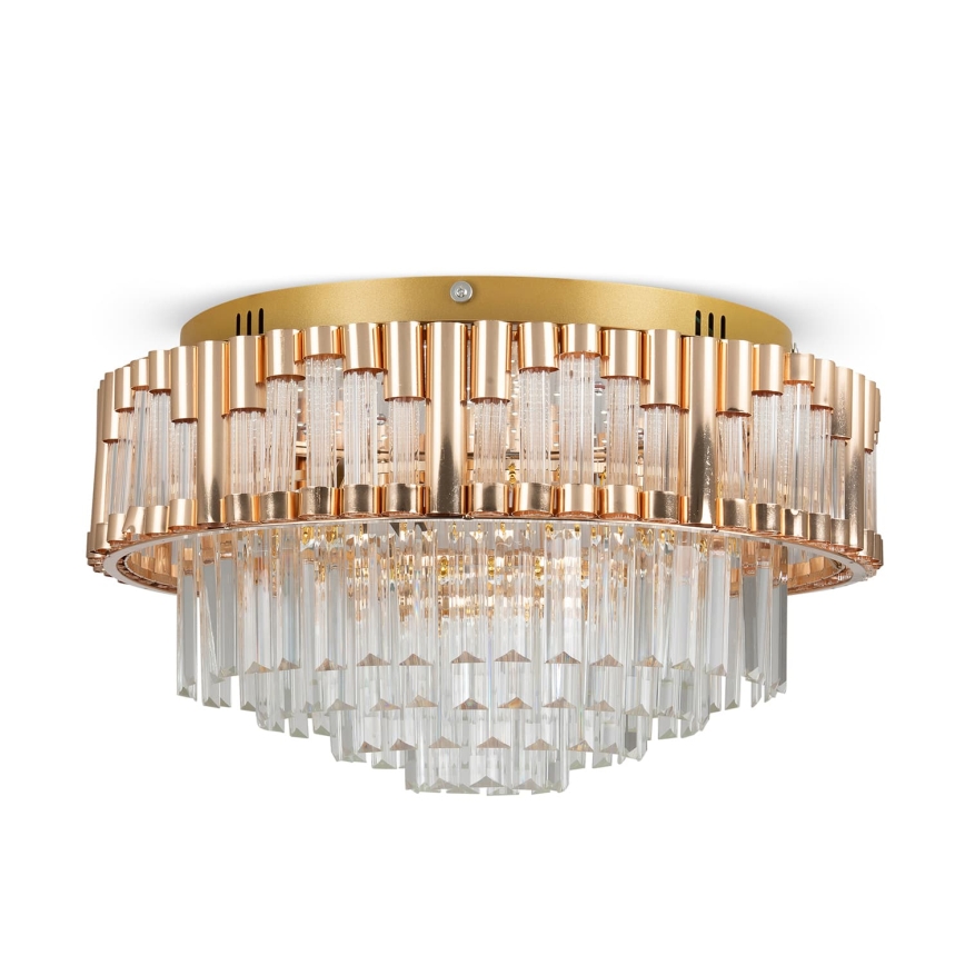 BRILAGI - LED Stmívatelné stropní svítidlo CROWN LED/41W/230V 3000-6000K pr. 48 cm zlatá + dálkové ovládání