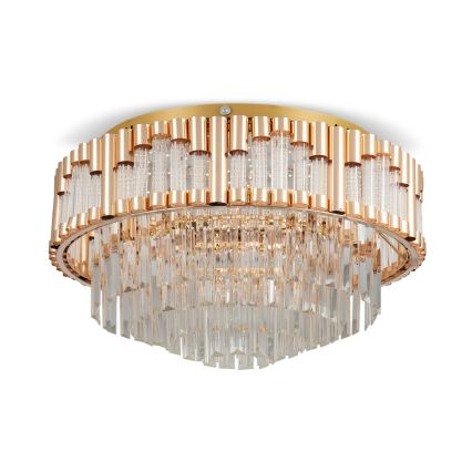 BRILAGI - LED Stmívatelné stropní svítidlo CROWN LED/41W/230V 3000-6000K pr. 48 cm zlatá + dálkové ovládání