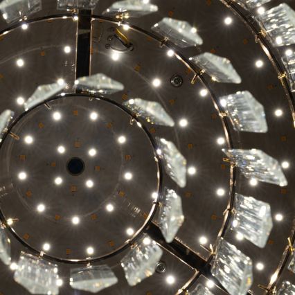 BRILAGI - LED Stmívatelné stropní svítidlo CROWN LED/41W/230V 3000-6000K pr. 48 cm zlatá + dálkové ovládání