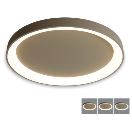 BRILAGI - LED Stmívatelné stropní svítidlo FALCON II LED/108W/230V 3000-6500K pr. 80 cm béžová + dálkové ovládání