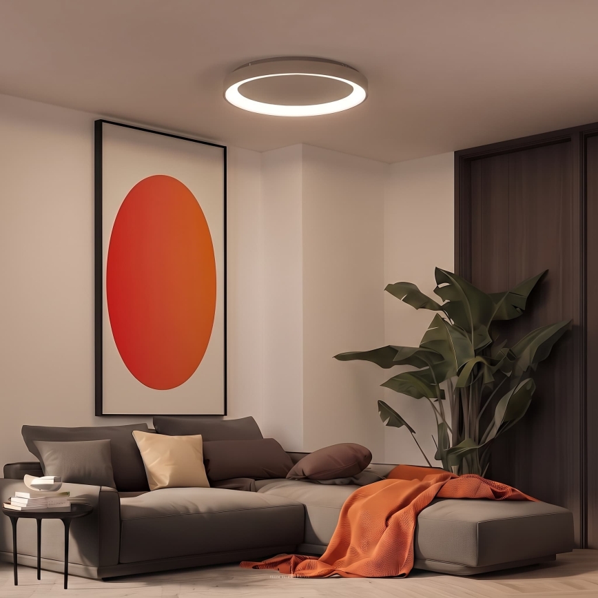 BRILAGI - LED Stmívatelné stropní svítidlo FALCON II LED/108W/230V 3000-6500K pr. 80 cm béžová + dálkové ovládání