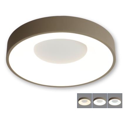 BRILAGI - LED Stmívatelné stropní svítidlo FALCON II LED/67W/230V 3000-6500K pr. 40 cm bílá/béžová + dálkové ovládání