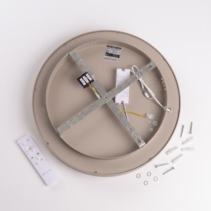 BRILAGI - LED Stmívatelné stropní svítidlo FALCON II LED/67W/230V 3000-6500K pr. 40 cm bílá/béžová + dálkové ovládání