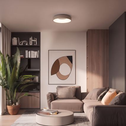 BRILAGI - LED Stmívatelné stropní svítidlo FALCON II LED/67W/230V 3000-6500K pr. 40 cm béžová + dálkové ovládání