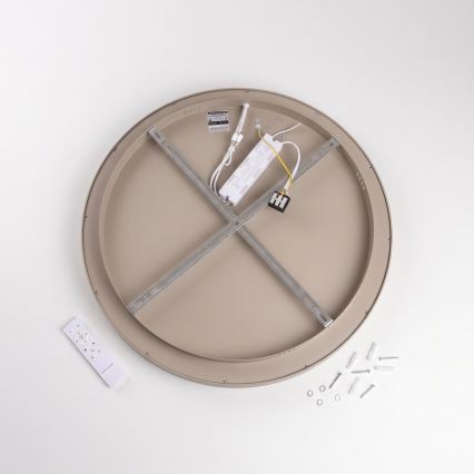 BRILAGI - LED Stmívatelné stropní svítidlo FALCON II LED/99W/230V 3000-6500K pr. 60 cm béžová + dálkové ovládání