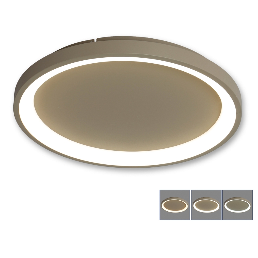 BRILAGI - LED Stmívatelné stropní svítidlo FALCON SLIM LED/42W/230V 3000-6500K pr. 50 cm béžová + dálkové ovládání