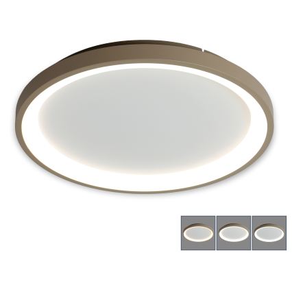 BRILAGI - LED Stmívatelné stropní svítidlo FALCON SLIM LED/42W/230V 3000-6000K pr. 50 cm bílá/béžová + dálkové ovládání