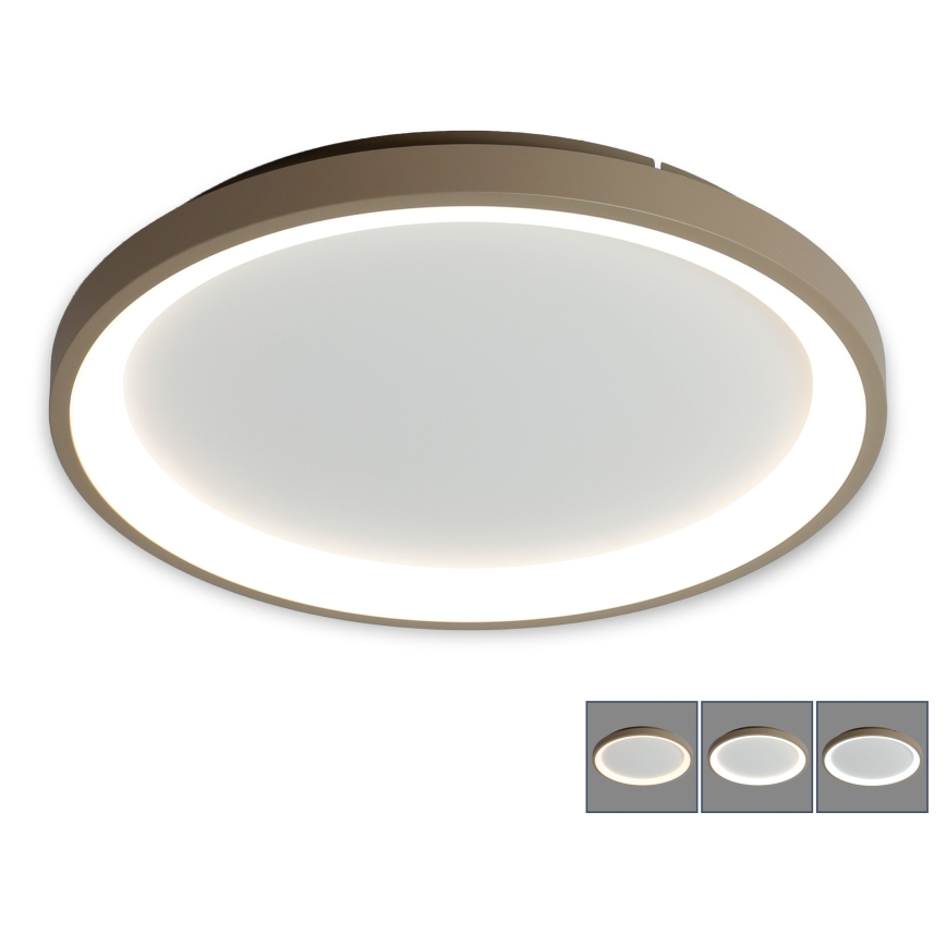 BRILAGI - LED Stmívatelné stropní svítidlo FALCON SLIM LED/42W/230V 3000-6000K pr. 50 cm bílá/béžová + dálkové ovládání