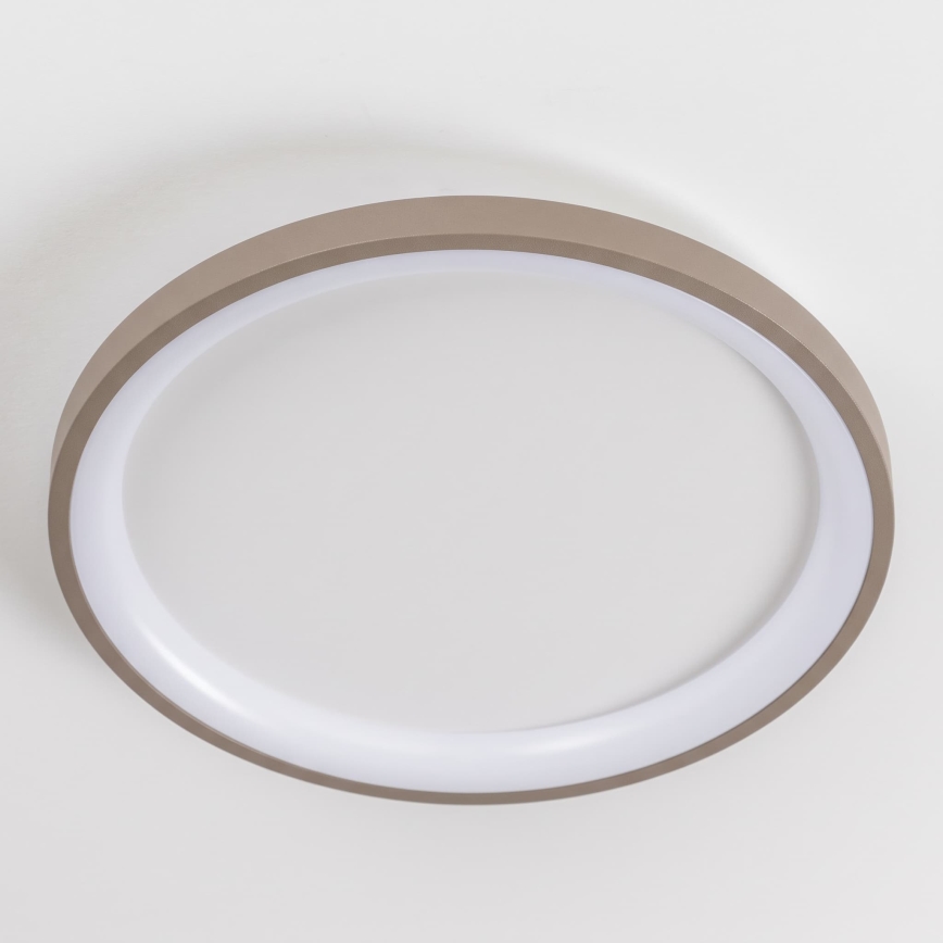 BRILAGI - LED Stmívatelné stropní svítidlo FALCON SLIM LED/42W/230V 3000-6500K pr. 50 cm bílá/béžová + dálkové ovládání