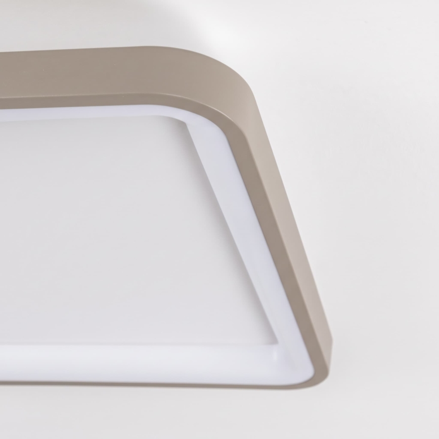 BRILAGI - LED Stmívatelné stropní svítidlo FALCON SLIM LED/50W/230V 3000-6500K 50x50 cm bílá/béžová + dálkové ovládání