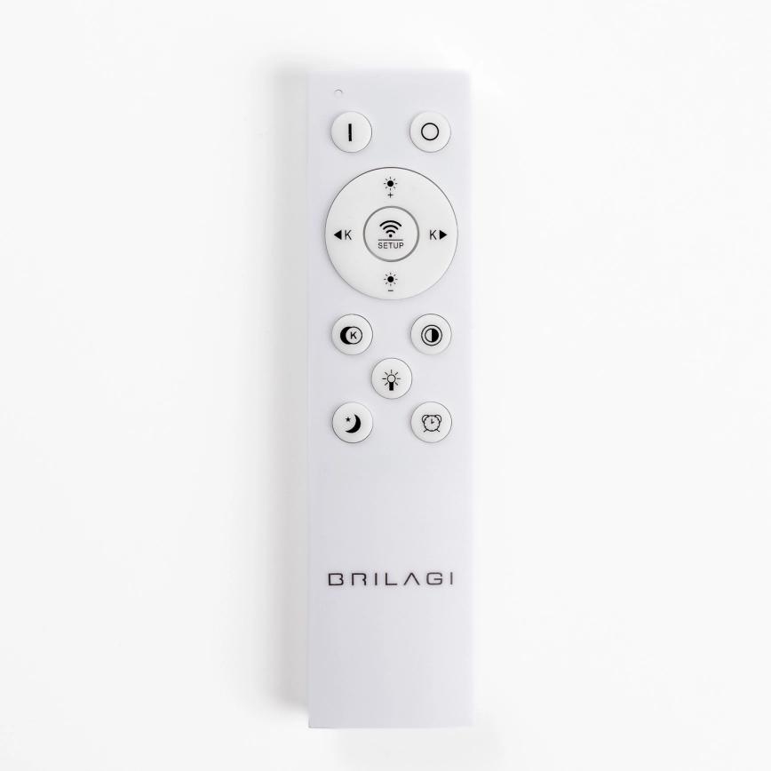 BRILAGI - LED Stmívatelné stropní svítidlo FALCON SLIM LED/50W/230V 3000-6500K 50x50 cm bílá/béžová + dálkové ovládání