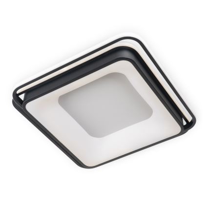 BRILAGI - LED Stmívatelné stropní svítidlo FLARE LED/102W/230V 3000-6000K 50x50 cm černá + dálkové ovládání