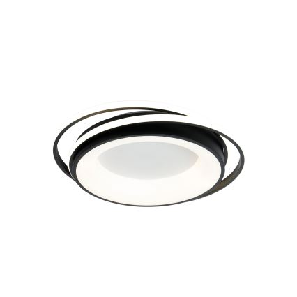 Brilagi - LED Stmívatelné stropní svítidlo FLARE LED/84W/230V 3000-6000K 47x51 cm černá + dálkové ovládání