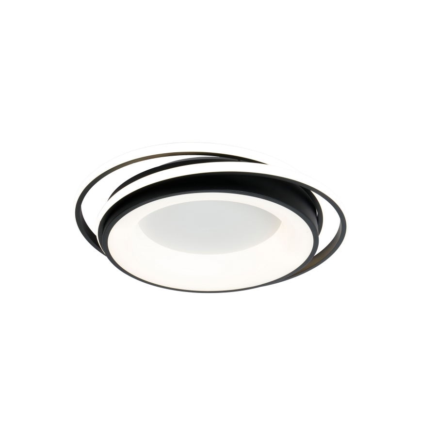 Brilagi - LED Stmívatelné stropní svítidlo FLARE LED/84W/230V 3000-6000K 47x51 cm černá + dálkové ovládání
