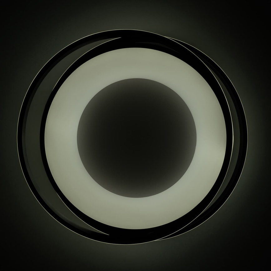 BRILAGI - LED Stmívatelné stropní svítidlo FLARE LED/84W/230V 3000-6000K 47x51 cm černá + dálkové ovládání