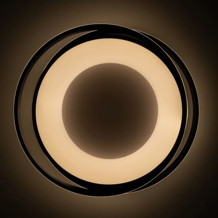 BRILAGI - LED Stmívatelné stropní svítidlo FLARE LED/84W/230V 3000-6000K 47x51 cm černá + dálkové ovládání