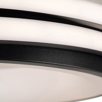 BRILAGI - LED Stmívatelné stropní svítidlo FLARE LED/84W/230V 3000-6000K 47x51 cm černá + dálkové ovládání