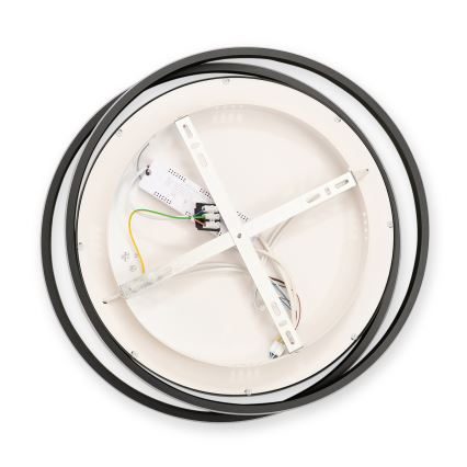 BRILAGI - LED Stmívatelné stropní svítidlo FLARE LED/84W/230V 3000-6000K 47x51 cm černá + dálkové ovládání