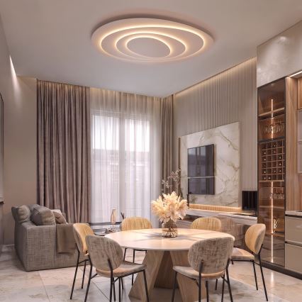 BRILAGI - LED Stmívatelné stropní svítidlo MODERN MAXI LED/105W/230V 3000-6000K 83,5x100 cm + dálkové ovládání