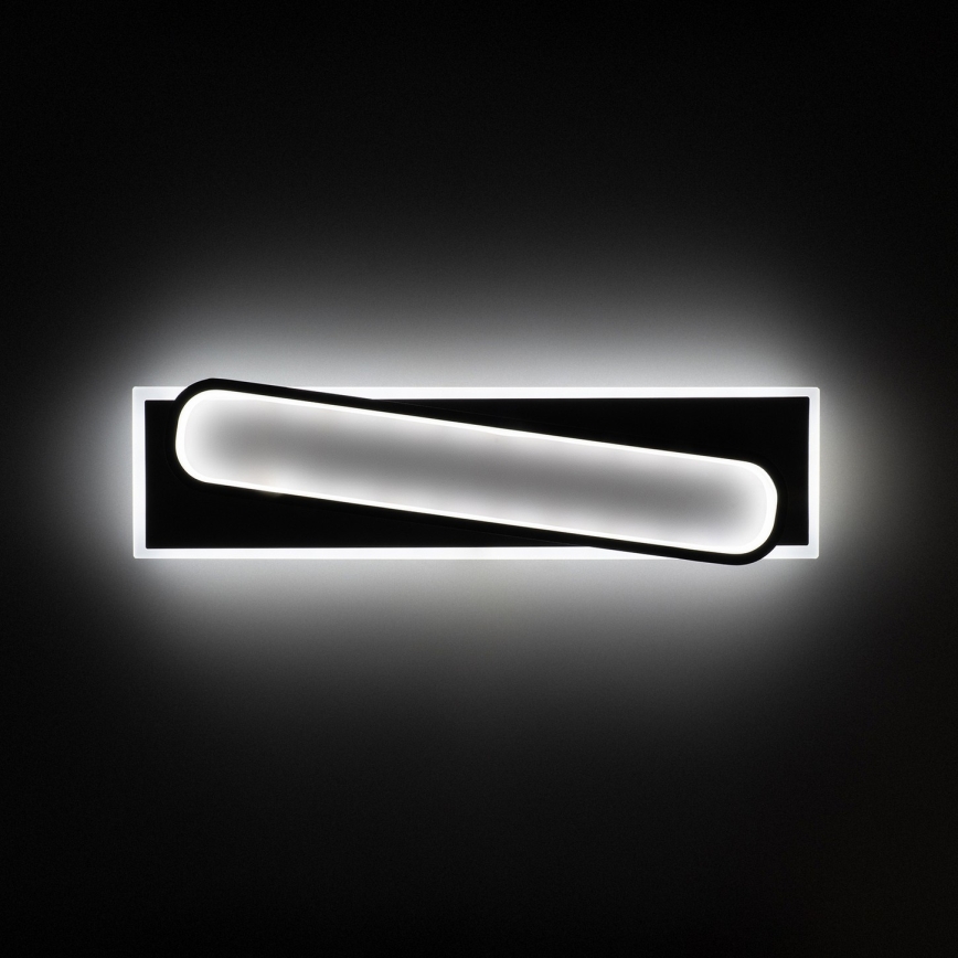 Brilagi - LED Stmívatelné stropní svítidlo OUTLINE LED/52W/230V 3000-6000K 15x60 cm bílá/černá + dálkové ovládání