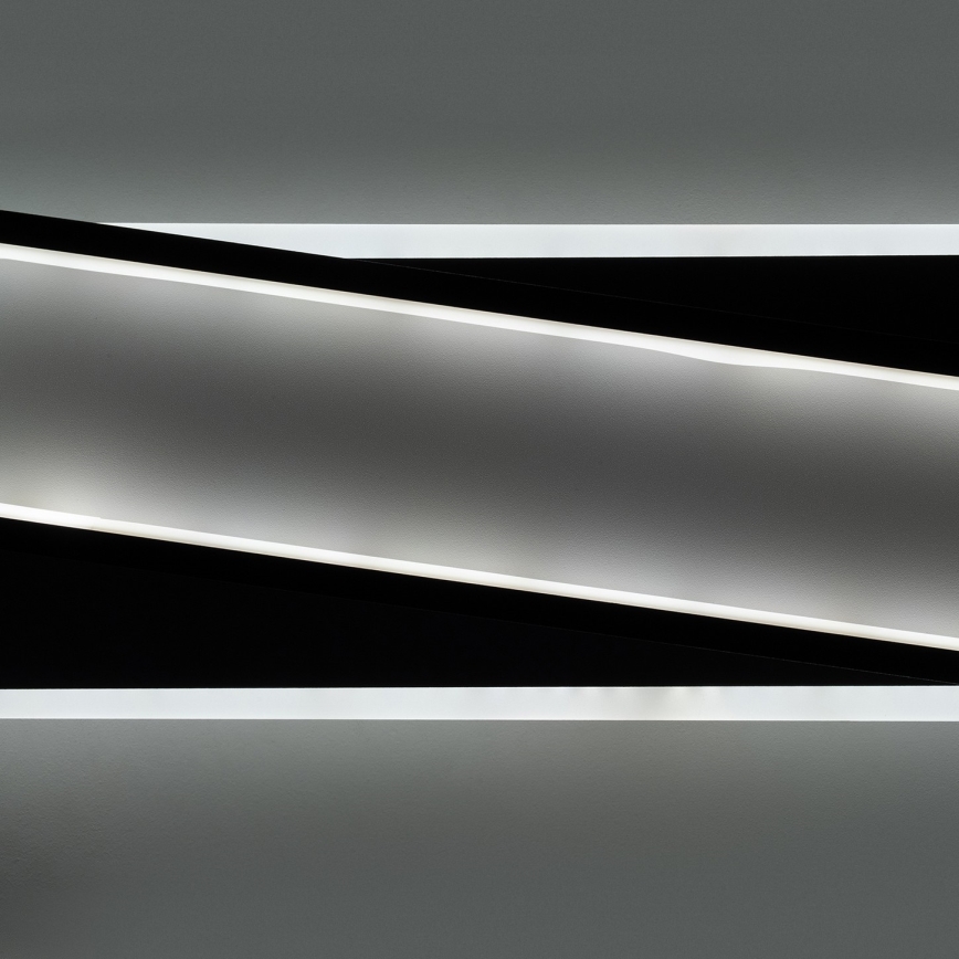 Brilagi - LED Stmívatelné stropní svítidlo OUTLINE LED/52W/230V 3000-6000K 15x60 cm bílá/černá + dálkové ovládání