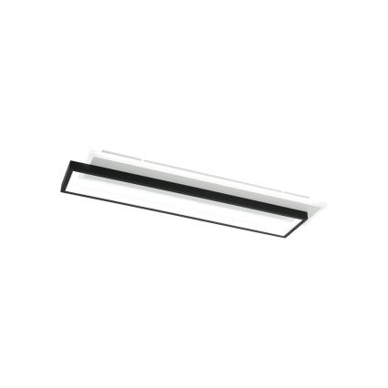Brilagi - LED Stmívatelné stropní svítidlo OUTLINE LED/66W/230V 3000-6000K 15x60 cm bílá/černá + dálkové ovládání