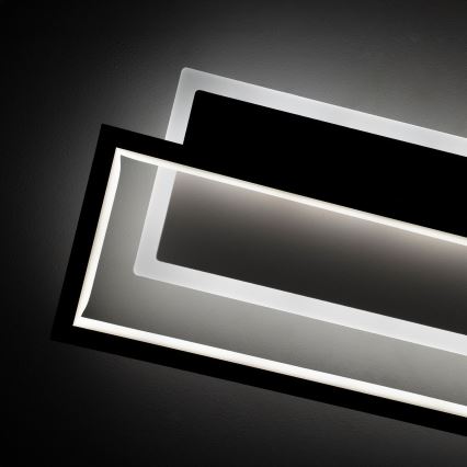 BRILAGI - LED Stmívatelné stropní svítidlo OUTLINE LED/66W/230V 3000-6000K 15x60 cm bílá/černá + dálkové ovládání