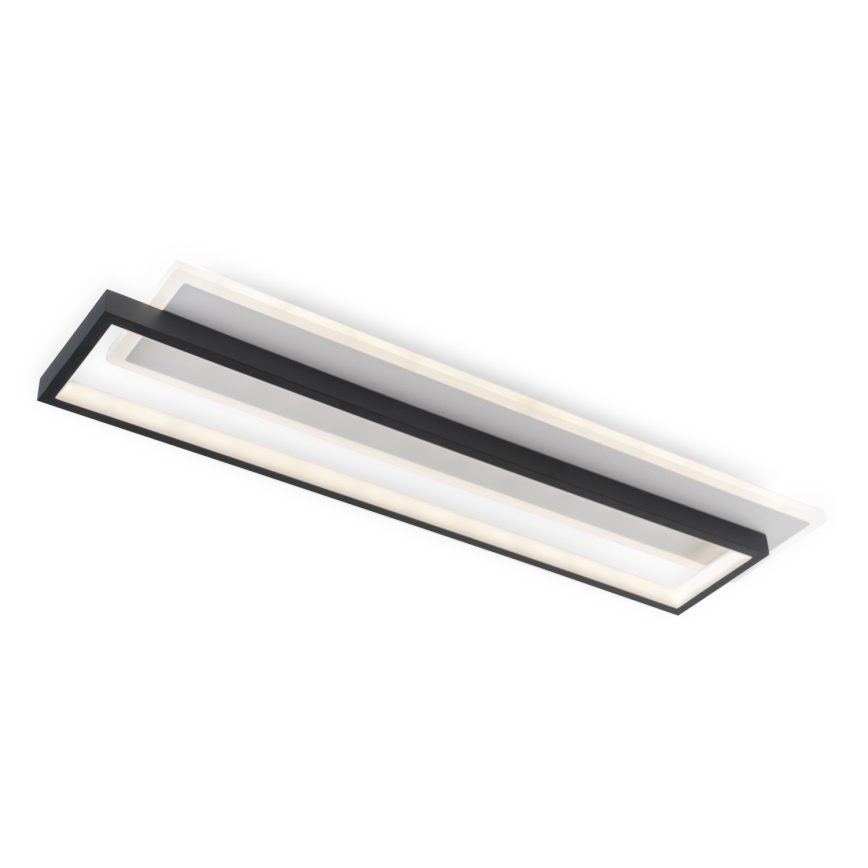 BRILAGI - LED Stmívatelné stropní svítidlo OUTLINE LED/66W/230V 3000-6000K 15x60 cm bílá/černá + dálkové ovládání