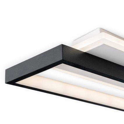 BRILAGI - LED Stmívatelné stropní svítidlo OUTLINE LED/66W/230V 3000-6000K 15x60 cm bílá/černá + dálkové ovládání