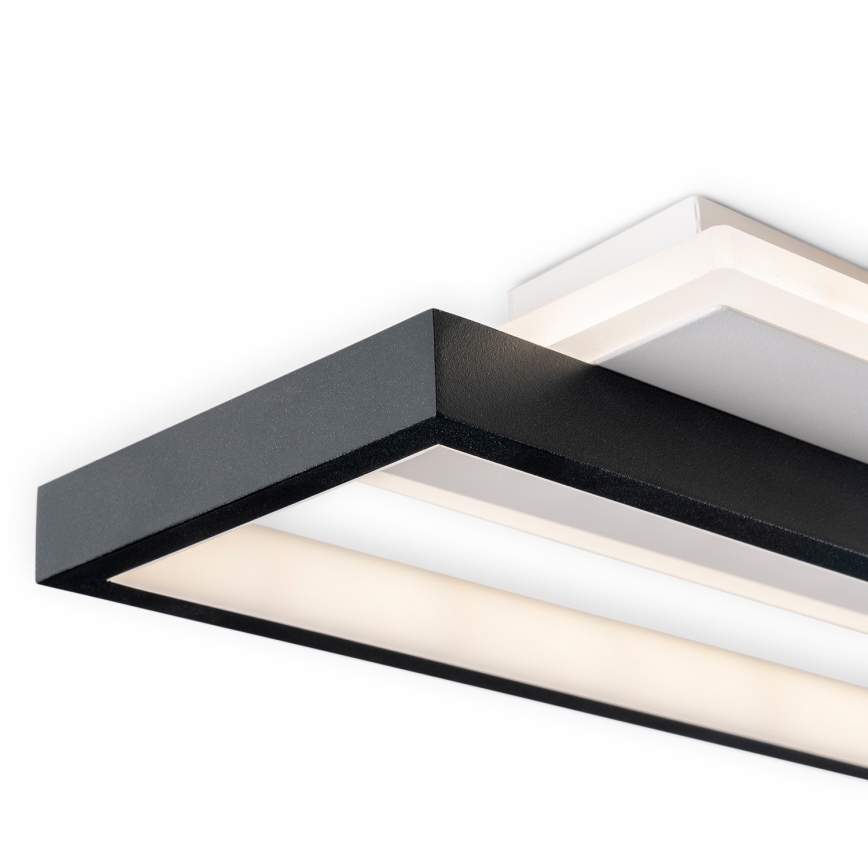 BRILAGI - LED Stmívatelné stropní svítidlo OUTLINE LED/66W/230V 3000-6000K 15x60 cm bílá/černá + dálkové ovládání