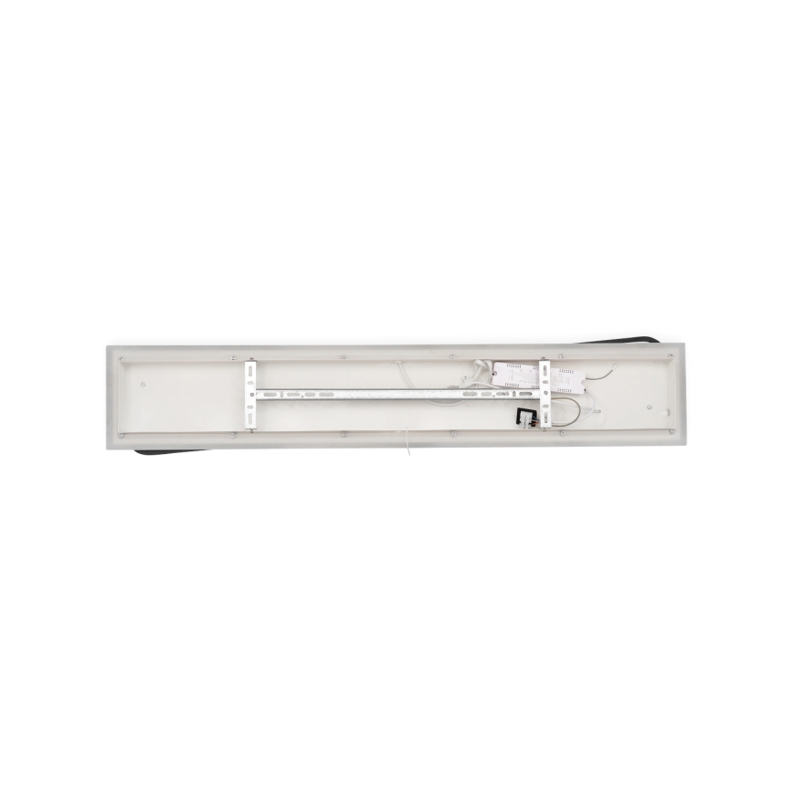 Brilagi - LED Stmívatelné stropní svítidlo OUTLINE LED/90W/230V 3000-6000K 18x100 cm bílá/černá + dálkové ovládání