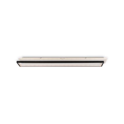 Brilagi - LED Stmívatelné stropní svítidlo OUTLINE LED/90W/230V 3000-6000K 18x100 cm bílá/černá + dálkové ovládání