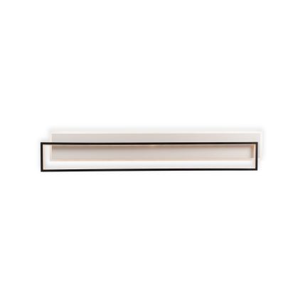 Brilagi - LED Stmívatelné stropní svítidlo OUTLINE LED/90W/230V 3000-6000K 18x100 cm bílá/černá + dálkové ovládání