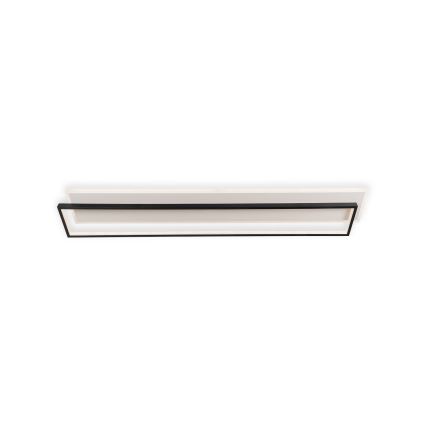 Brilagi - LED Stmívatelné stropní svítidlo OUTLINE LED/90W/230V 3000-6000K 18x100 cm bílá/černá + dálkové ovládání