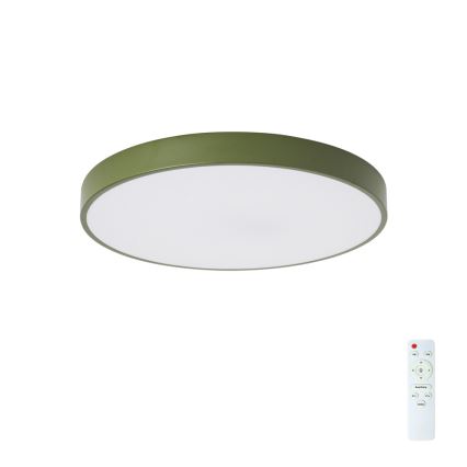 Brilagi - LED Stmívatelné stropní svítidlo POOL LED/60W/230V 3000-6000K pr. 50 cm zelená + dálkové ovládání