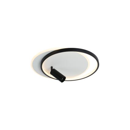 Brilagi - LED Stmívatelné stropní svítidlo UNITY LED/48W/230V + 1xGU10/3W 3000-6000K 39x45 cm bílá/černá + dálkové ovládání