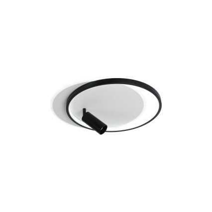 Brilagi - LED Stmívatelné stropní svítidlo UNITY LED/48W/230V + 1xGU10/3W 3000-6000K 39x45 cm bílá/černá + dálkové ovládání