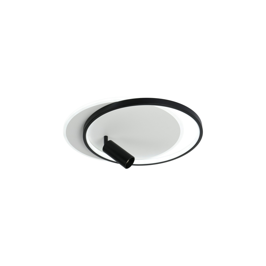 Brilagi - LED Stmívatelné stropní svítidlo UNITY LED/48W/230V + 1xGU10/3W 3000-6000K 39x45 cm bílá/černá + dálkové ovládání