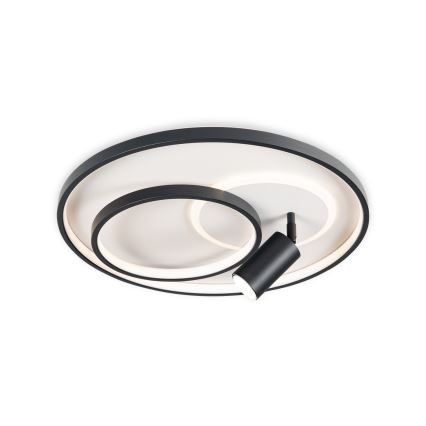 Brilagi - LED Stmívatelné stropní svítidlo UNITY LED/60W/230V + 1xGU10/3W 3000-6000K pr. 50 cm bílá/černá + dálkové ovládání