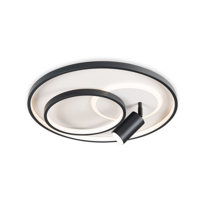 Brilagi - LED Stmívatelné stropní svítidlo UNITY LED/60W/230V + 1xGU10/3W 3000-6000K pr. 50 cm bílá/černá + dálkové ovládání