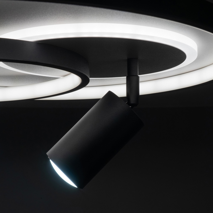 Brilagi - LED Stmívatelné stropní svítidlo UNITY LED/60W/230V + 1xGU10/3W 3000-6000K pr. 50 cm bílá/černá + dálkové ovládání