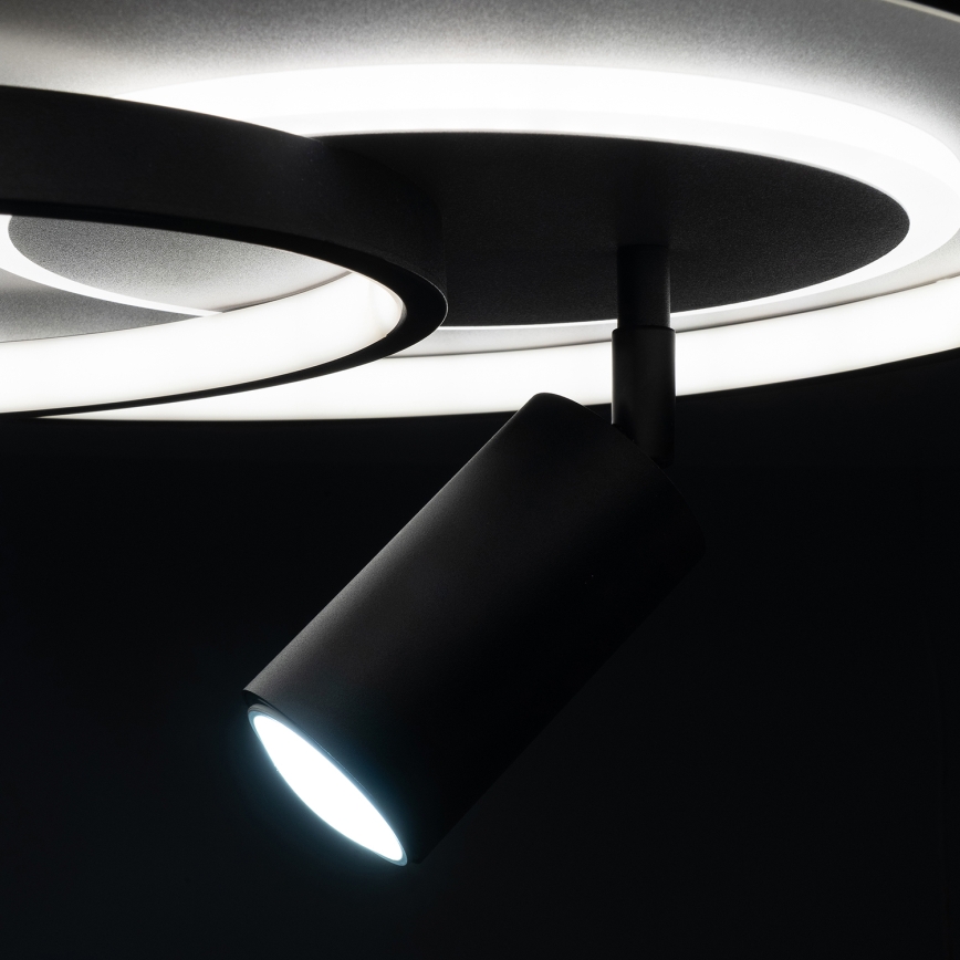 Brilagi - LED Stmívatelné stropní svítidlo UNITY LED/60W/230V + 1xGU10/3W 3000-6000K pr. 50 cm bílá/černá + dálkové ovládání