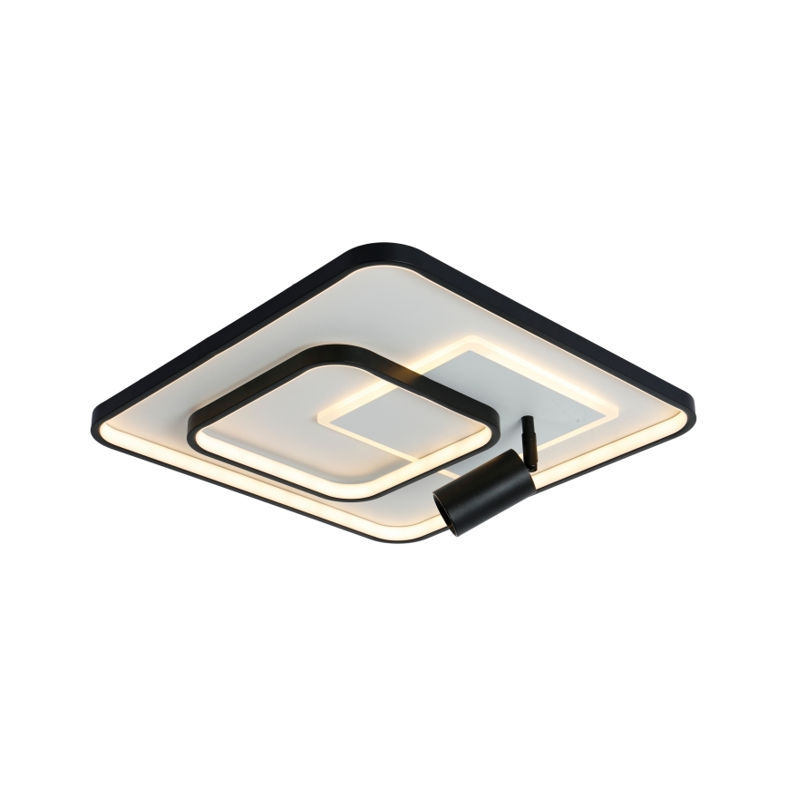 Brilagi - LED Stmívatelné stropní svítidlo UNITY LED/75W/230V + 1xGU10/3W 3000-6000K 50x50 cm bílá/černá + dálkové ovládání