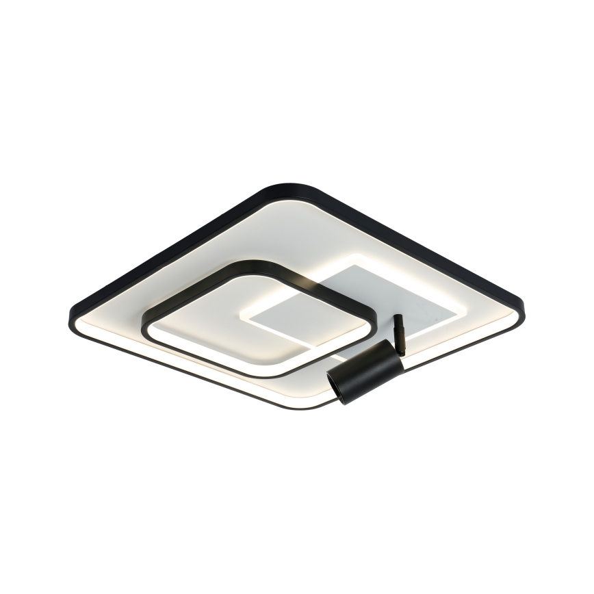 Brilagi - LED Stmívatelné stropní svítidlo UNITY LED/75W/230V + 1xGU10/3W 3000-6000K 50x50 cm bílá/černá + dálkové ovládání