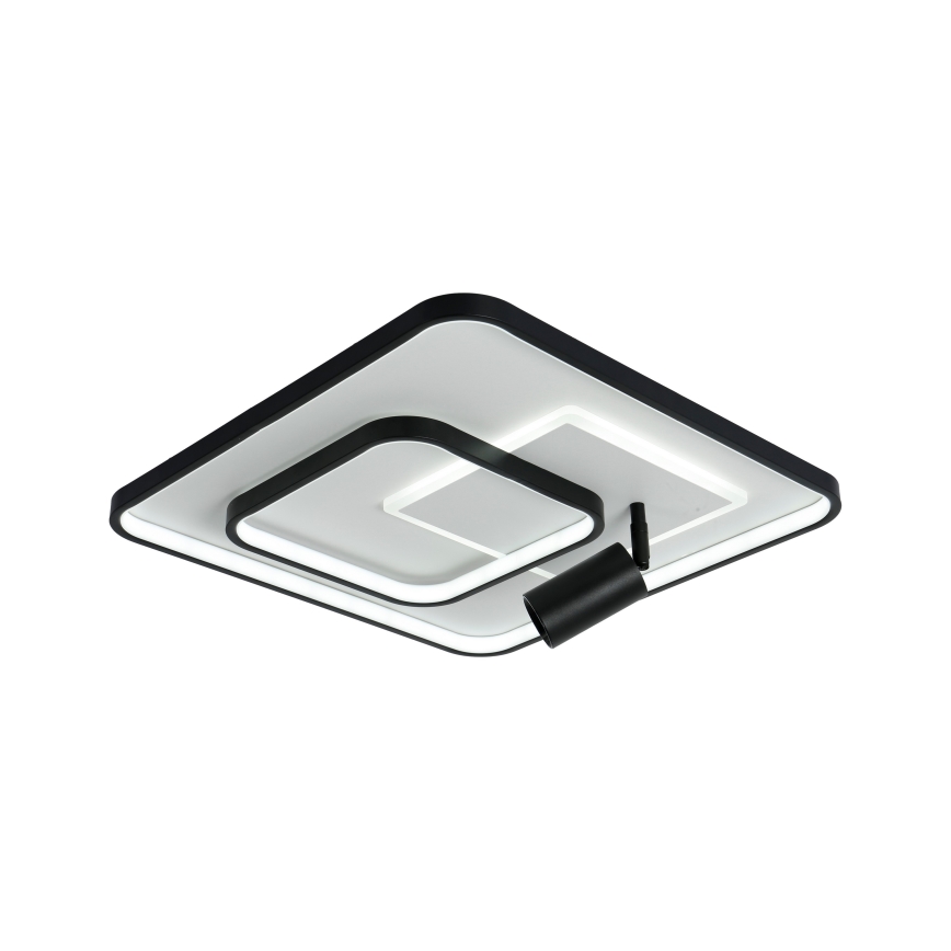 Brilagi - LED Stmívatelné stropní svítidlo UNITY LED/75W/230V + 1xGU10/3W 3000-6000K 50x50 cm bílá/černá + dálkové ovládání